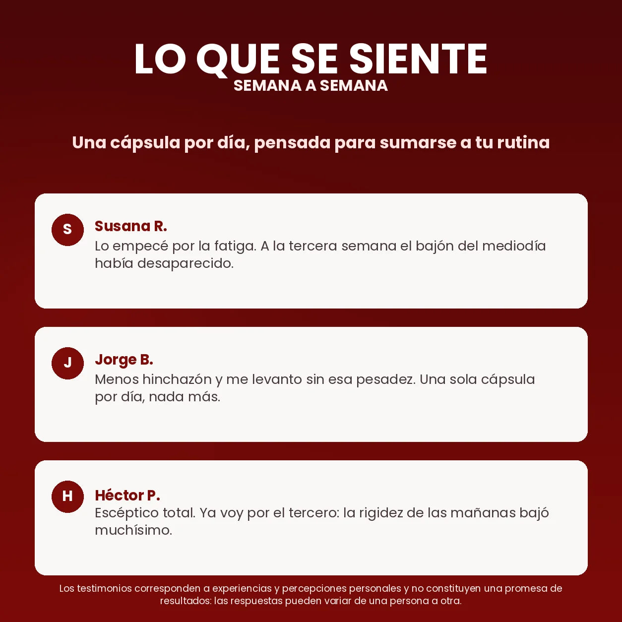 Una fórmula concentrada, explicada con claridad.